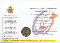 2 euro Vatican 2005 Numisbrief