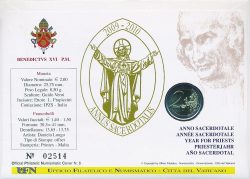 2 euro Vatican 2010 Numisbrief