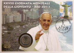 2 euro Vatican 2013 Rio Numisbrief