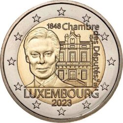 2 евро, Люксембург (175 лет Палате депутатов Люксембурга)