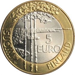 5 евро, Финляндия (Чемпионат мира по хоккею с шайбой 2003 года в Финляндии)