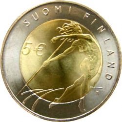 5 евро, Финляндия (10-й Чемпионат мира по лёгкой атлетике)