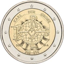 2 евро, Германия (1275 лет со дня рождения Карла Великого)