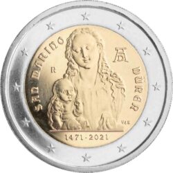 2 евро, Сан-Марино (550 лет со дня рождения Альбрехта Дюрера)