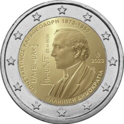 2 евро, Греция (150 лет со дня рождения Константина Каратеодори)