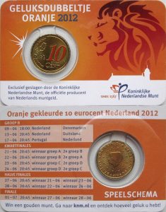 10 cent Netherlands 2012 coincard