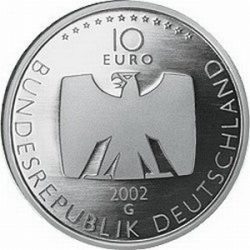 10 евро, Германия (50 лет немецкому телевидению)