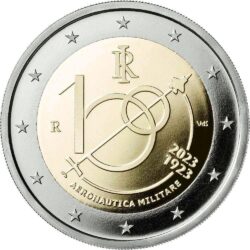 2 евро, Италия (100 лет военной авиации Италии)