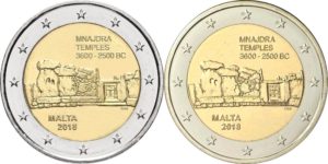 2 euro malta 2018 Mnajdra