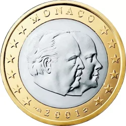 1 euro Monaco 2001-2005