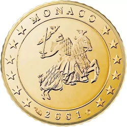 10 euro cents Monaco 2001-2005