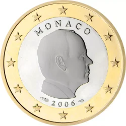1 euro Monaco 2006-2024