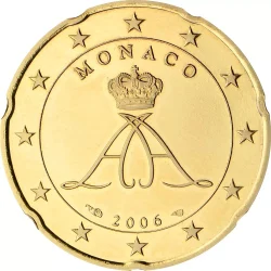 20 eurocents Monaco 2006-2024