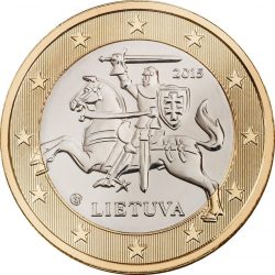 1 евро, аверс