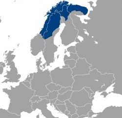 Культурный регион Лапландия расположен на территории четырёх государств: Норвегии, Швеции, Финляндии и России.
