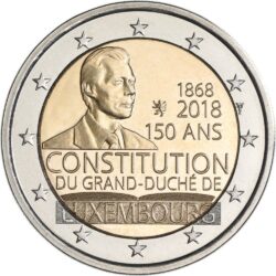 2 евро, Люксембург (150-летие Конституции Люксембурга)