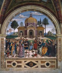 «Христос среди учителей» (Капелла Бальони в Спелло, 1500—1501 гг.)