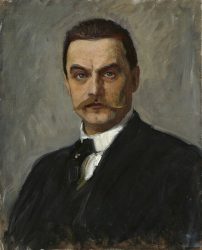 Альберт Эдельфельт. Автопортрет (ок. 1887-1890)
