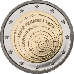 2 евро, Словения (150 лет со дня рождения Йосипа Племеля)