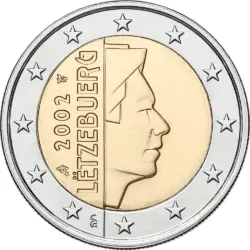 2 euro Luxembourg 2002