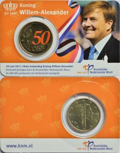 50 cent Netherlands 2017 coincard