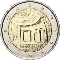 2 евро, Мальта (Гипогей Хал-Сафлиени)