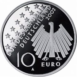 10 евро, Германия (Народное восстание 17 июня 1953 г.)