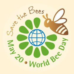 Логотип Всемирного дня пчёл