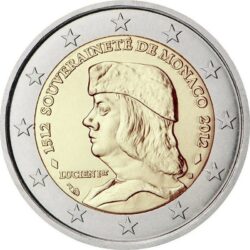 2 евро, Монако (500 лет признанию независимости Монако)