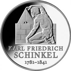 10 евро, Германия (225 лет со дня рождения К.Ф.Шинкеля)