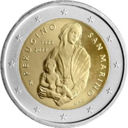 2 евро, Сан-Марино (500 лет со дня смерти Пьетро Перуджино)