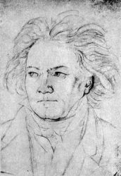 Людвиг Бетховен (Август фон Клебер, 1819)