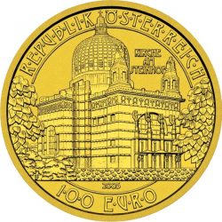 100 евро, Австрия (Церковь Св. Леопольда Ам-Штайнхоф)