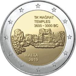 2 евро мальта храмы та хаджрат