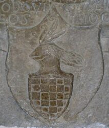 Croatian Coat of Arms in The Senj Cathedral (1491)