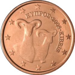 1, 2, 5 евроцентов Кипра 1, 2, 5 eurocents Cyprus
