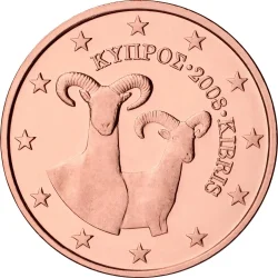 1, 2 5 евроцентов Кипра