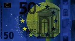 Euro banknote 50 euro 2017 obv uv