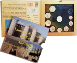 Набор монет евро Испании 2008. Арагон Spain 2008 euroset BU Aragon