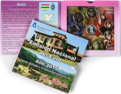 Набор монет евро Испании 2015. Риоха Spain 2015 euroset BU Rioja