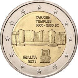 2 евро, Мальта (Таршиенский храмовый комплекс)