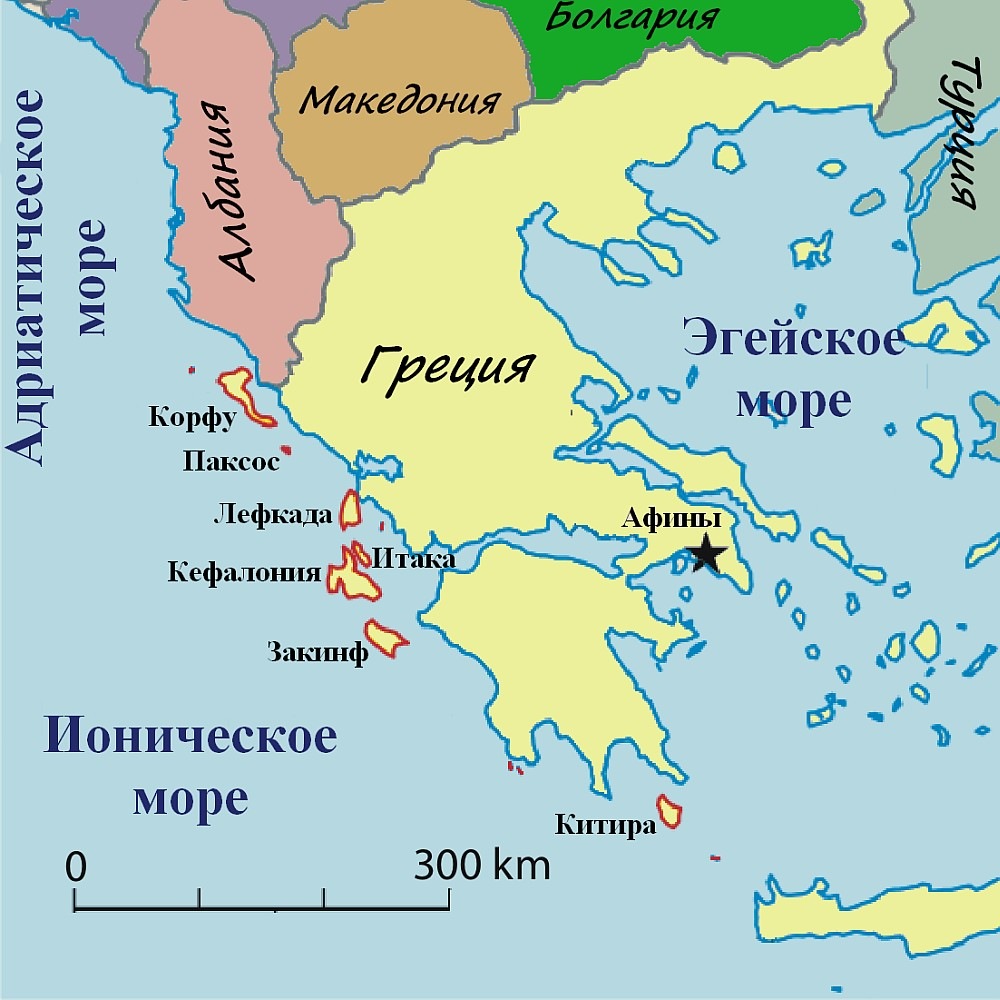 питиусские острова на карте