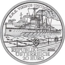 20 евро, Австрия (Фрегат SMS «Вирибус Унитис»)