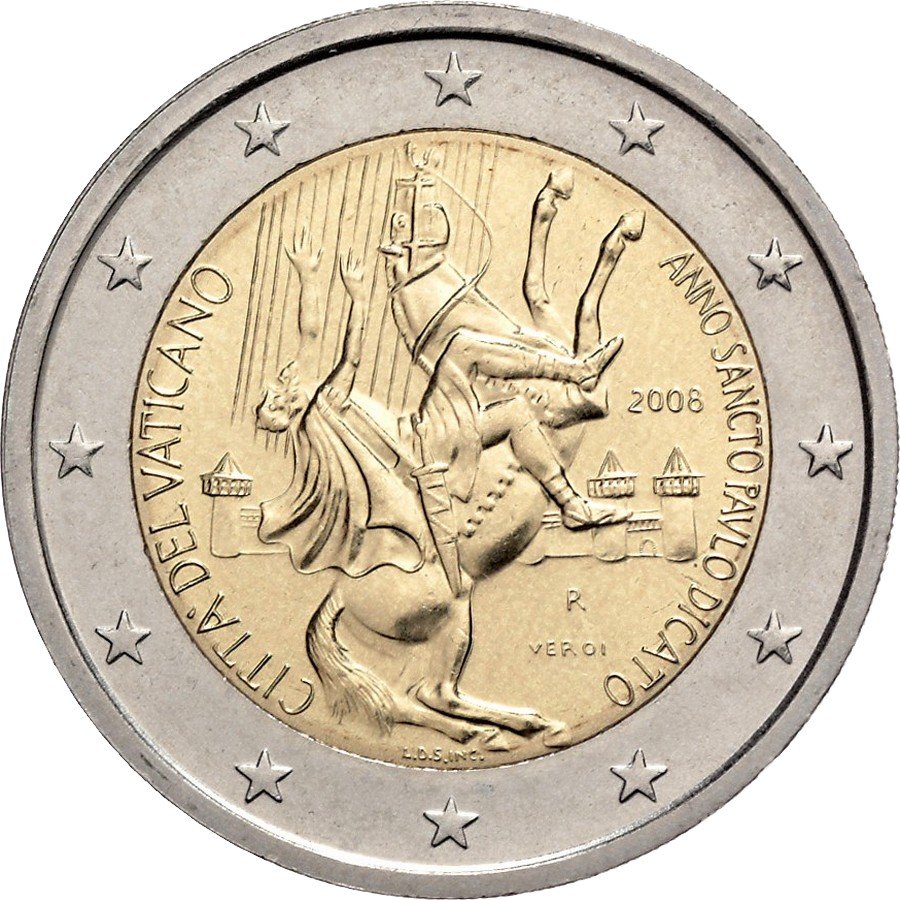 2 евро, Ватикан (Год апостола Павла)