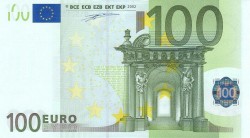 100 евро, лицевая сторона