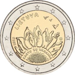 2 евро, Литва (Вместе с Украиной)