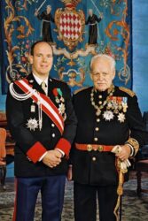 Официальный портрет князя Ренье III и наследного князя Альбера (Княжеский дворец Монако, 2000 год)