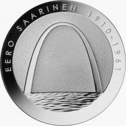 10 евро, Финляндия (Ээро Сааринен и финская архитектура)