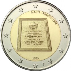 2 евро, Мальта (Республика 1974 года)