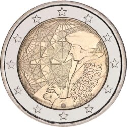 2 евро, Литва (35-летие программы Erasmus)